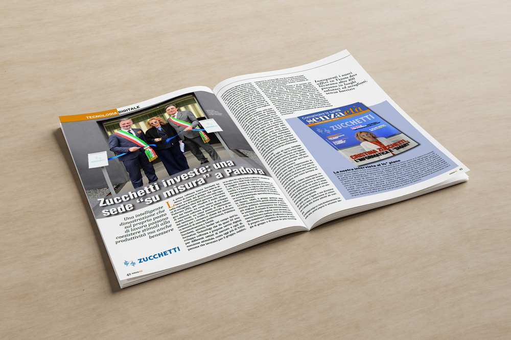 Rivista Senza Età aperta sul tavolo